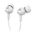 Наушники JBL C100si White вкладыши вакуумные с микрофоном - фото 481687