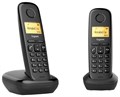 Телефон Siemens Gigaset A170 DUO Black RUS DECT 2 трубки - фото 486475