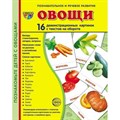 Овощи. 16 демонстрационных картинок с текстом на обороте. 174 х 220. XKN898107 - фото 548351