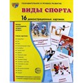 Виды спорта. 16 демонстрационных картинок с текстом на обороте. 174 х 220. XKN1185242 - фото 549214