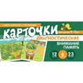 Карточки диагностические для детей 4 - 7 лет. Внимание. Память. 6 заданий. 23 карточки. Танцюра С.Ю. XKN1668097 - фото 551451