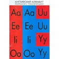 Английский алфавит разрезной с транскрипцией. 4 плаката. XKN674429 - фото 552999