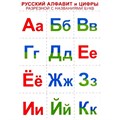 Русский алфавит и цифры разрезные,с названиями букв. А4. XKN1010302 - фото 553008