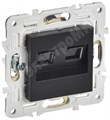 Розетка компьютерная двойная RJ45 кат.5E черный SKANDY SK-K20-1-K02 IEK (ИЭК) IEK (ИЭК) XRSSK-K20-1-K02 - фото 566350