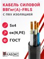 Кабель силовой ВВГнг(А)-FRLS 5х4ок(N,PE)-0,66 (ГОСТ 31996-2012) Кабэкс XRSВВГнг(А)-FRLS 5х4ок(N,PE)-0,66 ГОСТ - фото 566997