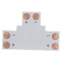 Гибкая соед. плата T для зажимного разъема 8мм 2-pin (Упаковка 5 шт) (SMD3528) SC28FTESB LED strip connector Ecola Ecola XRSSC28FTESB LED strip connector - фото 568759