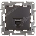 Розетка компьютерная RJ45 кат.5е антрацит Etika 672641 Legrand Legrand XRS672641 - фото 573154