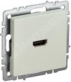 Розетка HDMI РHDMI-0-БрКр бежевый BRITE BR-H10-K10 IEK (ИЭК) IEK (ИЭК) XRSBR-H10-K10 - фото 575231