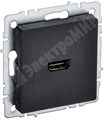 Розетка HDMI РHDMI-0-БрЧ черный BRITE BR-H10-K02 IEK (ИЭК) IEK (ИЭК) XRSBR-H10-K02 - фото 575235