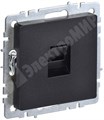 Розетка компьютерная RJ45 кат.5E черный BRITE BR-K10-1-K02 IEK (ИЭК) IEK (ИЭК) XRSBR-K10-1-K02 - фото 575336