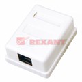 Розетка компьютерная накладная cat.5e, RJ-45 03-0121 REXANT REXANT XRS03-0121 - фото 575950