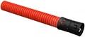 Труба двустенная ПНД гибкая д.40мм для кабельной канализации Бухта 100м, с протяжкой, цвет красный, CTG12-040-K04-100-R IEK (ИЭК) IEK (ИЭК) - фото 579213