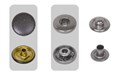 Кнопка "Micron" PMB-01 "альфа" металл d 10 мм 100 шт. №04 под никель - фото 628185