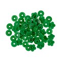 Кнопка "Micron" POM-12 FL/500 Кнопки пластиковые пластик d 12 мм 500 шт. № 008 зеленый - фото 628658