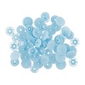 Кнопка "Micron" POM-15 Кнопки пластиковые пластик d 15 мм 15 шт. № 005 голубой - фото 628847