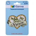 "Gamma" ETF Термоаппликация № 03 1 шт 01-341 Сердце Nature 6.2 х 4.5 см XG85605185494 - фото 640989