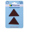 "Gamma" ETF Термоаппликация № 04 1 шт 02-428 Треугольники 2 шт. 3.8 х 2.6 см XG85605605494 - фото 641096