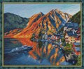 "Алмазная живопись" АЖ-1806 "Закат в Альпах" 40 х 50 см - фото 656045