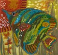 Набор для вышивания "PANNA" BN-5010 "Зеленая рыбка" 20 х 20 см - фото 664095