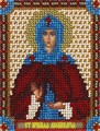 Набор для вышивания "PANNA" CM-1483 "Икона Святой Преподобной Аполлинарии" 8.5 х 10.5 см - фото 664529
