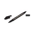 "Pentel" Маркер перманентный для CD Pen Twin Tip New 0.3 - 1.2 мм пулевидный 12 шт. XG73276943444 - фото 680953