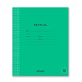 "Светоч" 12ТСК5_1_3_1 Тетрадь ученическая школьная "Классная" A5+ 12 л. на скобе 65 г/кв.м , белизна 100 % 25 шт. клетка 000284 Зеленая XG88175368934 - фото 683430