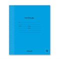 "Светоч" 12ТСК5_1_3_1 Тетрадь ученическая школьная "Классная" A5+ 12 л. на скобе 65 г/кв.м , белизна 100 % 25 шт. клетка 000292 Голубая - фото 683434