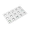 Форма силиконовая "S-CHIEF" для пирожных SPC-0312 30 x 17.5 x 2.5 см "кубики" - 15 ячеек - фото 699876