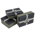 "Stilerra" YBOX-R47-3 Набор подарочных коробок 3 в 1 35 х 24 х 10 - 39 х 28 х 14 см - фото 701364