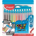 Фломастеры Maped COLOR'PEPS LONG LIFE смываем,моноколпачек,12цв/наб,845045 733548 - фото 715609