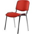 Стул UP_EChair Rio(ИЗО) хром, к/з красный Z29 - фото 720292