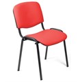 Стул UP_EChair Rio(ИЗО) черн, к/з красный Z29 - фото 720300