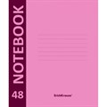 Тетрадь общая Erich Krause А5+ 48л клетк,скреп,пластикобл.Neon,розов. 46938 1457519 - фото 731301