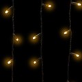 Гирлянда светодиодная Айсикл(бахрома) 176, 4,8х0,6м, 230В, ТЕПЛ БЕЛ 255-156 - фото 745469