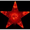 Верхушка на елку Звезда красная 10 красных led, 15x15 см, 220 v /20 55097 - фото 745733