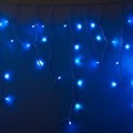 Гирлянда светодиодная Айсикл(бахрома) 152, 4,8х0,6 м, 230В, синие 255-136-6 - фото 746420