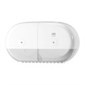 Диспенсер для туалетной бумаги Tork SmartOne T9 двойной, мини,белый 682000 - фото 750668