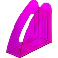 Лоток вертикальный Attache 90мм Bright Colours прозрачный фиолетовый - фото 754760