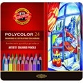 Карандаши цветные художеств. KOH-I-NOOR POLYCOLOR 24 цв/наб 3824024002PL 1545338 - фото 755392