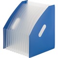 Накопитель вертикальный Attache расширяемый A4, 13отделений, синий, пластик - фото 760855