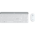 Набор клавиатура+мышь Logitech Wireless (920-009207)Desktop MK470, OFFWHITE - фото 761725