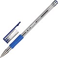 Ручка шариковая неавтомат. Beifa АА999 0,5мм синий с рез.манж.Китай - фото 761880