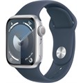 Смарт-часы Apple Watch Series 9 A2978 41мм OLED корп.сереб.(MR913ZP/A) - фото 765343