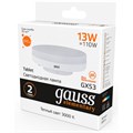 Лампа светодиодная Gauss LED Elementary GX53 13Вт 890Лм 3000K (83813) 1245938 - фото 769801