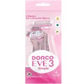 Бритва одноразовая Dorco EVE3 ,3-лез,пл.голов, увл.полос 4шт/упTRC 200PK-4P 1612034 - фото 771503