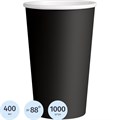 Стакан одноразовый бум. 1-сл 400мл 18OZ ЧЕРНЫЙ 1000шт/кор 1722647 - фото 777968