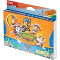 Мелки восковые пластиковые Deli Paw Patrol набор 12 цв европодвес,EC202-12 1686533 - фото 782880