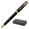 Ручка перьевая  PARKER SONNET MATT BLACK GT 2 черных картр 0,8мм 1931516 691204 - фото 786292