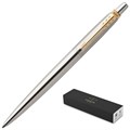 Ручка гелевая автоматическая PARKER Jotter Stainless Steel GT черный2020647 769914 - фото 786676