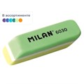 Ластик пластиковый Milan 6030 скошенной формы, цвета в ассорт 973212 - фото 787677